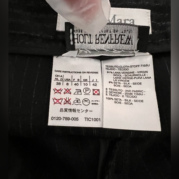 MaxMara Pinstripes Wool Suit Pants - Picture 11 of 13